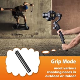 Metal Tripod Stand Camera Monopod Tabletop Handheld Photography Handle Accessories for DJI Zhiyun Feiyu DSLR Gimbal Stabilizer