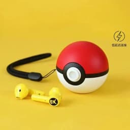 Pokemon Pikachu Anime Wireless Bluetooth 5.0 Earphone Sport Noise Reduction Touch Control Headset Microphone Universal Toys Gift