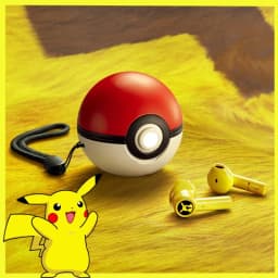 Pokemon Pikachu Anime Wireless Bluetooth 5.0 Earphone Sport Noise Reduction Touch Control Headset Microphone Universal Toys Gift