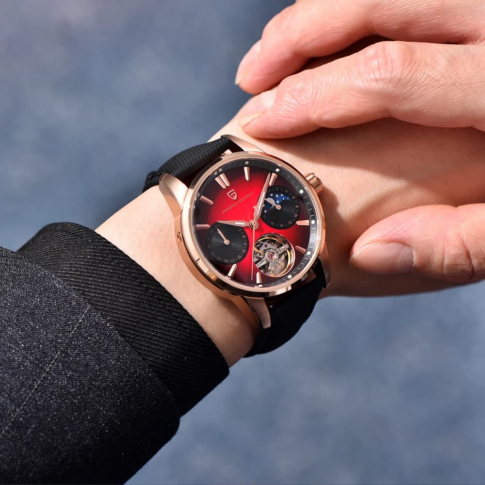 Pagani Design 2025 New 41MM Luxury Automatic Mechanical Men's Watch Stainless Steel 10bar Waterproof Pilot Watch reloj hombre