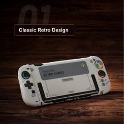 Retro Hard Protection Case for Nintendo Switch 2 Console - Silicone Grip Protective Cover for Joy Con 2 Controller W/ Free Caps