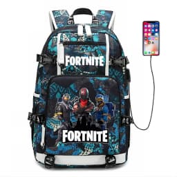 Fortnite Game Print Student Backpack Boys Girls Large Capacity School Bag Waterproof Lightweight Durable Bookbag Birthday Gift