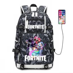 Fortnite Game Print Student Backpack Boys Girls Large Capacity School Bag Waterproof Lightweight Durable Bookbag Birthday Gift