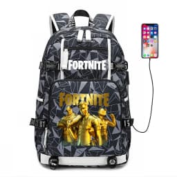 Fortnite Game Print Student Backpack Boys Girls Large Capacity School Bag Waterproof Lightweight Durable Bookbag Birthday Gift