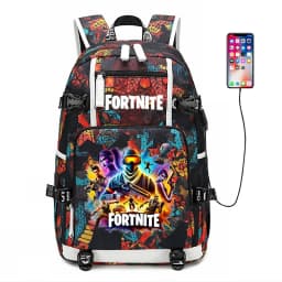 Fortnite Game Print Student Backpack Boys Girls Large Capacity School Bag Waterproof Lightweight Durable Bookbag Birthday Gift