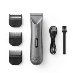 Electric Groin Hair Trimmer for Men,Body Groomer & Pubic Waterproof Hair Trimmer,Replaceable Ceramic Blade