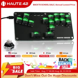 Haute42 Fightstick Hitbox Leverless Controller Mini Stickless Arcade Stick For PC /Ps3/ Ps4 /Switch Arcade Hitbox Controller