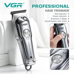VGR 071 Hair Trimmer Professional Hair Clipper Wireless Hair Cutting Machine Electric Zero Cutting Machine Trimmer for Men