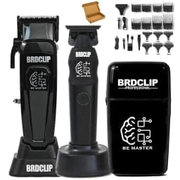 BRD 106 617 609 Professional Electric Hair Clipper Hair Trimmer DLC Blade with Base 7500RPM 7000RPM Barber Set BRDCLIP