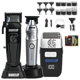 BRD 106 617 609 Professional Electric Hair Clipper Hair Trimmer DLC Blade with Base 7500RPM 7000RPM Barber Set BRDCLIP