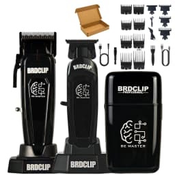 BRD 106 617 609 Professional Electric Hair Clipper Hair Trimmer DLC Blade with Base 7500RPM 7000RPM Barber Set BRDCLIP