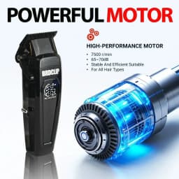 BRD 106 617 609 Professional Electric Hair Clipper Hair Trimmer DLC Blade with Base 7500RPM 7000RPM Barber Set BRDCLIP