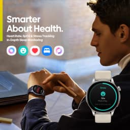 New Zeblaze Btalk 3 GPS Smartwatch 1.43" AMOLED Screen Dual Straps Make/Answer Phone Calls Heart Rate SpO2 Stress Tracking Watch