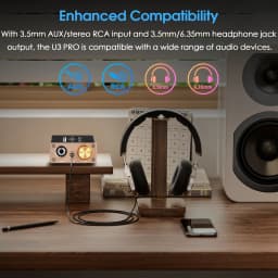Douk Audio U3PRO HiFi Headphone Amplifier Mini Class A Desktop Amp for Headsets DC5V