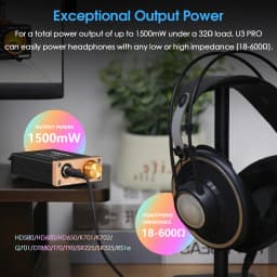 Douk Audio U3PRO HiFi Headphone Amplifier Mini Class A Desktop Amp for Headsets DC5V