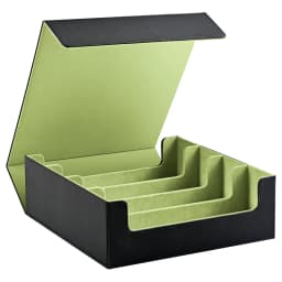 Trading Card Storage Box, Holds 3000+ Cards, Magnetic PU Leather Card Box, Fits for Magic, TCG Card, Sports Cards