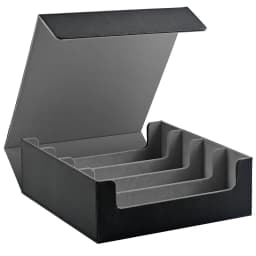 Trading Card Storage Box, Holds 3000+ Cards, Magnetic PU Leather Card Box, Fits for Magic, TCG Card, Sports Cards