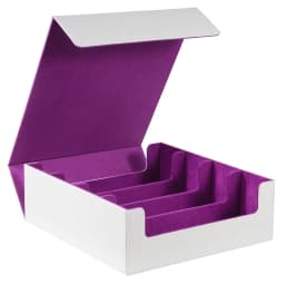 Trading Card Storage Box, Holds 3000+ Cards, Magnetic PU Leather Card Box, Fits for Magic, TCG Card, Sports Cards