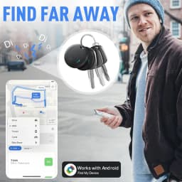 Android Air Tracker Tag Bluetooth Tracker Smart Tags Work with Google Find Hub App Search Locator Tracking Device Item Finder