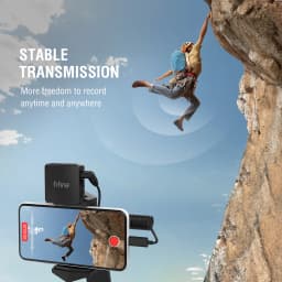 FIFINE M9 Wireless Lavalier Microphone,2 Pack Cordless Lapel Mic System for Vlog Recording,Suit for IPhone/Android/Camera/Laptop