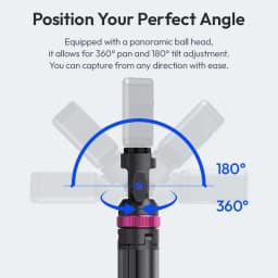Ulanzi MT-89 2M Extendable Tripod Light Stand w 1/4'' Quick Release Plate Cold Shoe Mount for DSLR Camera Phone Video Light Mic