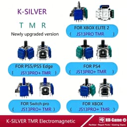 10/20PCS K-SILVER JS13 Pro+ TMR Electromagnetic Joystick For PS5 Gamepad 3D Analog Replacement Thumb Stick For XBOX Controller