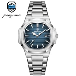 PAAZOMU Top Luxury Brand Man Watch Sports Waterproof Luminous Date Men Wristwatch Square Dial Quartz Men's Watches High Quality