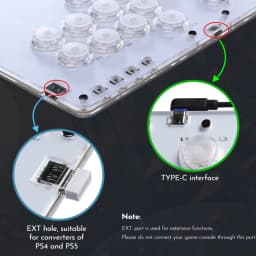 Haute42 BOOTER 5 Gaming Converter For HautePad Hitbox Adapter For PS5 /PS4 Console Arcade Stick Controller Converter For PS5