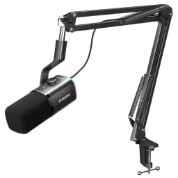 MAONO PD100X Dynamic Microphone. Software Noise Reduction Included. RGB Gaming Mic. Enhances Gaming Experience. Ideal for Record