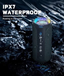 Ortizan X8 Pro Waterproof Bluetooth Speaker Portable Powerful Sound Box Bass Boost Dual Pairing True Wireless Speaker TF/AUX in