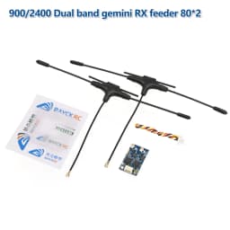 BAYCK ELRS 900MHz 2.4GHz 915M ELRS Dual Band Gemini Receiver ExpressLRS RX TCXO For RC FPV Racing Long Range Drone Fixed Wing