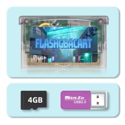 REMANK V1.5 Flash GBA Cart FLASHGBACART GBA Card GBA Cartridge 100+Retro Game RTC 1M Flash GBC with GBA GBC GB NES Compatible DS