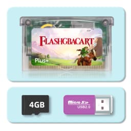 REMANK V1.5 Flash GBA Cart FLASHGBACART GBA Card GBA Cartridge 100+Retro Game RTC 1M Flash GBC with GBA GBC GB NES Compatible DS