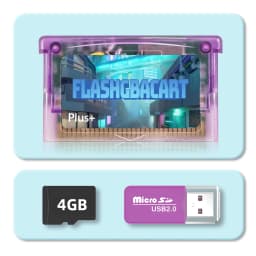 REMANK V1.5 Flash GBA Cart FLASHGBACART GBA Card GBA Cartridge 100+Retro Game RTC 1M Flash GBC with GBA GBC GB NES Compatible DS