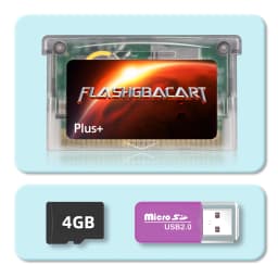 REMANK V1.5 Flash GBA Cart FLASHGBACART GBA Card GBA Cartridge 100+Retro Game RTC 1M Flash GBC with GBA GBC GB NES Compatible DS