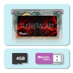 REMANK V1.5 Flash GBA Cart FLASHGBACART GBA Card GBA Cartridge 100+Retro Game RTC 1M Flash GBC with GBA GBC GB NES Compatible DS