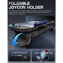 For Nintendo Switch 2 Case 2025 MUMBA Titan Series Dockable Ergonomic Switch 2 Grip Protective Cover Holds 5 Game Cards