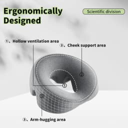 Special Comfortable Breathable Memory Foam Face Pillow for Head for Massage Beauty Salons Body Bed Hole Office Nap Various