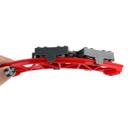 10PCS Roller Coaster Track Rails MOC Building Blocks Compatible 26022/25059/25061/34738 Model Railway City Train Technical Parts