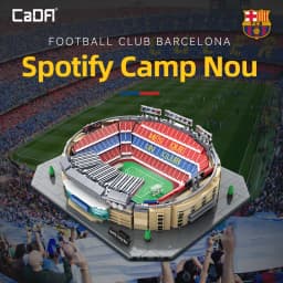 CaDA Camp Nou (Barcelona FC) Stadium Building Block Set / 728 Pieces / Collector's Item for Football Fans & Block Enthusiasts