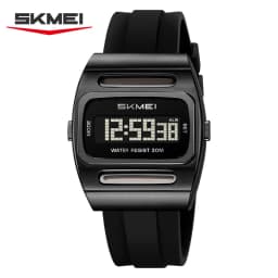 SKMEI 2563 Brand Men Electronic Watch New Fashion Alarm Clock Calendar Solar Energy Luminous Electronic Digital Watches for Man