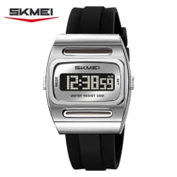 SKMEI 2563 Brand Men Electronic Watch New Fashion Alarm Clock Calendar Solar Energy Luminous Electronic Digital Watches for Man