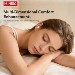 MINISO MS217 TWS Mini Sleep Earbuds Bluetooth 6.0 AI Translator 134 Languages ENC Noise Cancelling Ultra-Light In-Ear Headphones
