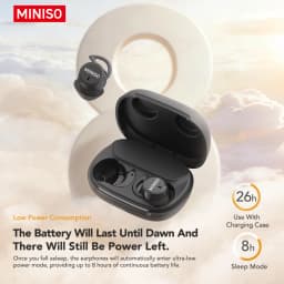 MINISO MS217 TWS Mini Sleep Earbuds Bluetooth 6.0 AI Translator 134 Languages ENC Noise Cancelling Ultra-Light In-Ear Headphones
