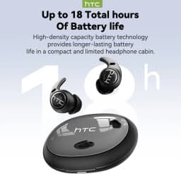 HTC NE76 Sleep Bluetooth Earbuds, AI Translator Earbuds Mini Wireless Headphones 3g Ultra-Lightweight Comfort Sleep Friendly