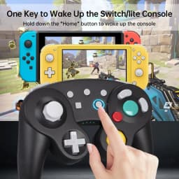 Support Bluetooth Gamecube Controller Compatible with Nintendo Switch 2 Gamepad For Steam/Andriod/PC Joystick with Turbo Functio