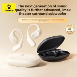 Baseus 2i Fit Open Ear Headphones Bluetooth 5 3 Air Conduction Sport Earbuds Long Battery Life Running Workout