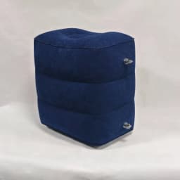 Inflatable Travel Footrest Pillow Adjustable Height Portable Leg Rest For Airplane Car Office