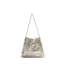 KOKOPEAS Handmade Bead Bag Bead Glitter Woven Phone Bag Luxury Bags for Women Shiny Sequins Shoulder Crossbody Bag Evening Hobos