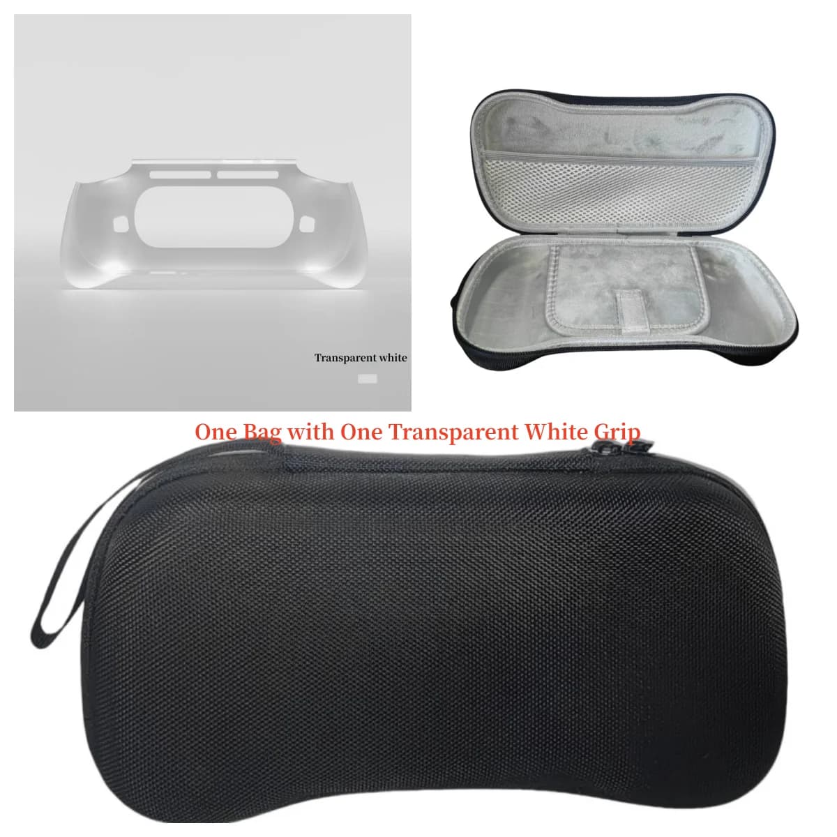 Big Big For Retroid Pocket 6 Grip Carry Case Antifall RP6 Game Console TPU Grip Storage Bag Case Box Packing Together